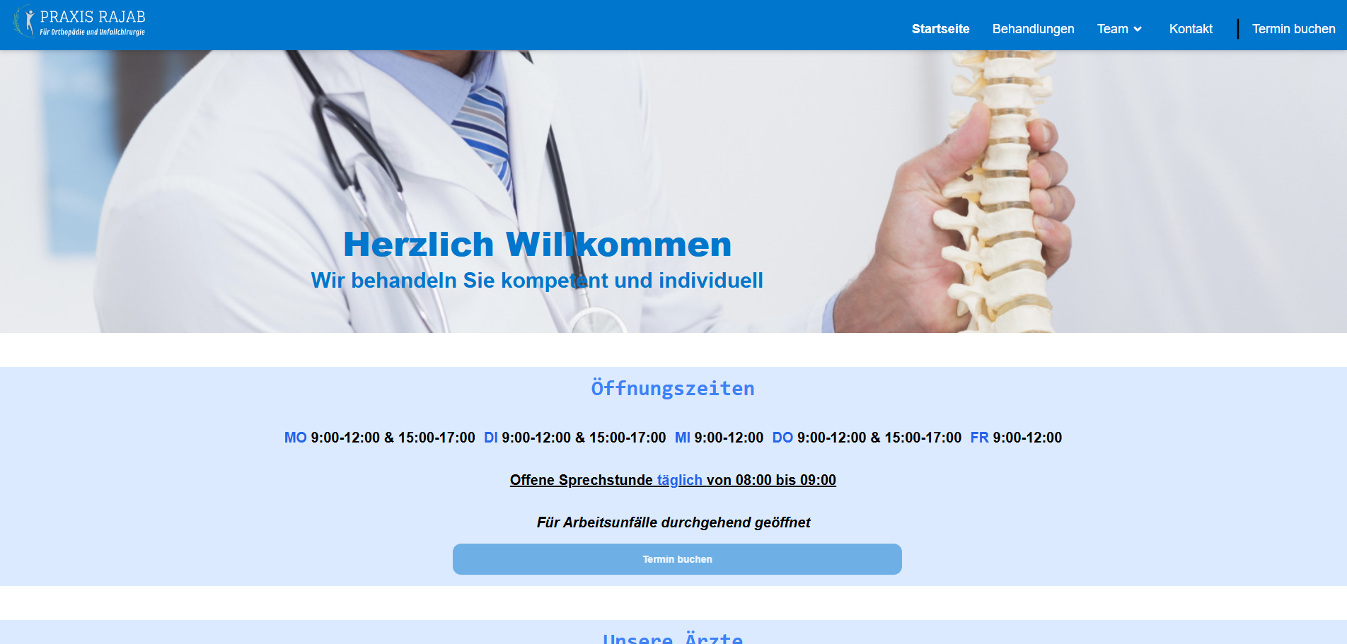 Praxis Rajab Bochum Desktop